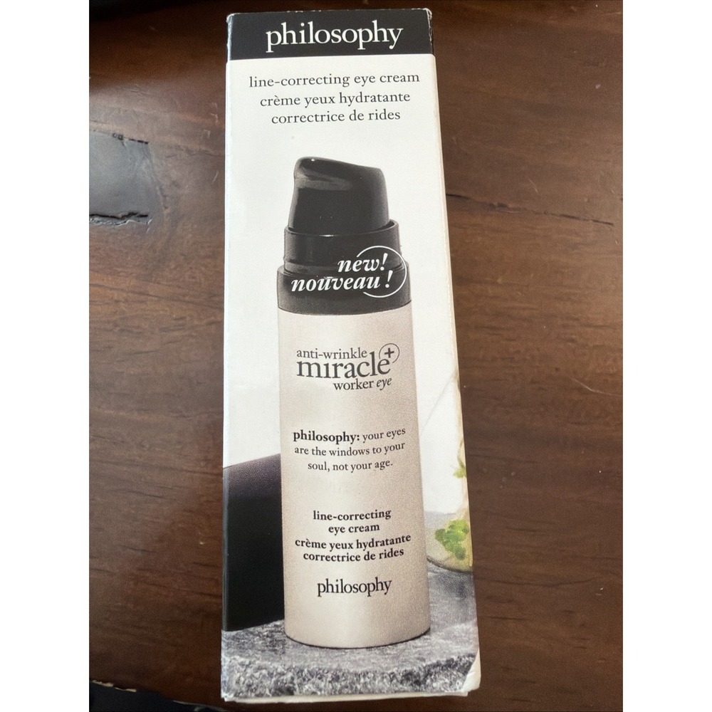 Philosophy Anti-Wrinkle Miracle Worker Eye‎ + Line Correcting Eye Cream 0.5oz